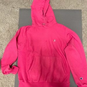 Hot pink champion hoodie